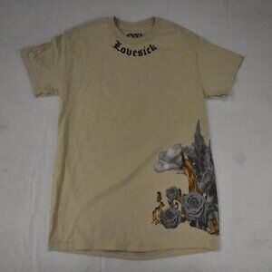 On The Low OTL Mens Lovesick Beige Shirt New Small